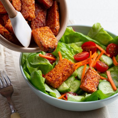 LIGHTLIFE PLANT BASED VEGAN ORGANIC BUFFALO TEMPEH STRIPS - 7oz