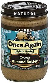 ONCE AGAIN 16oz BUTTER ALMD LGHTLY TSTD