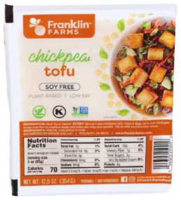 FRANKLIN FARMS 12.5oz TOFU CHICKPEA