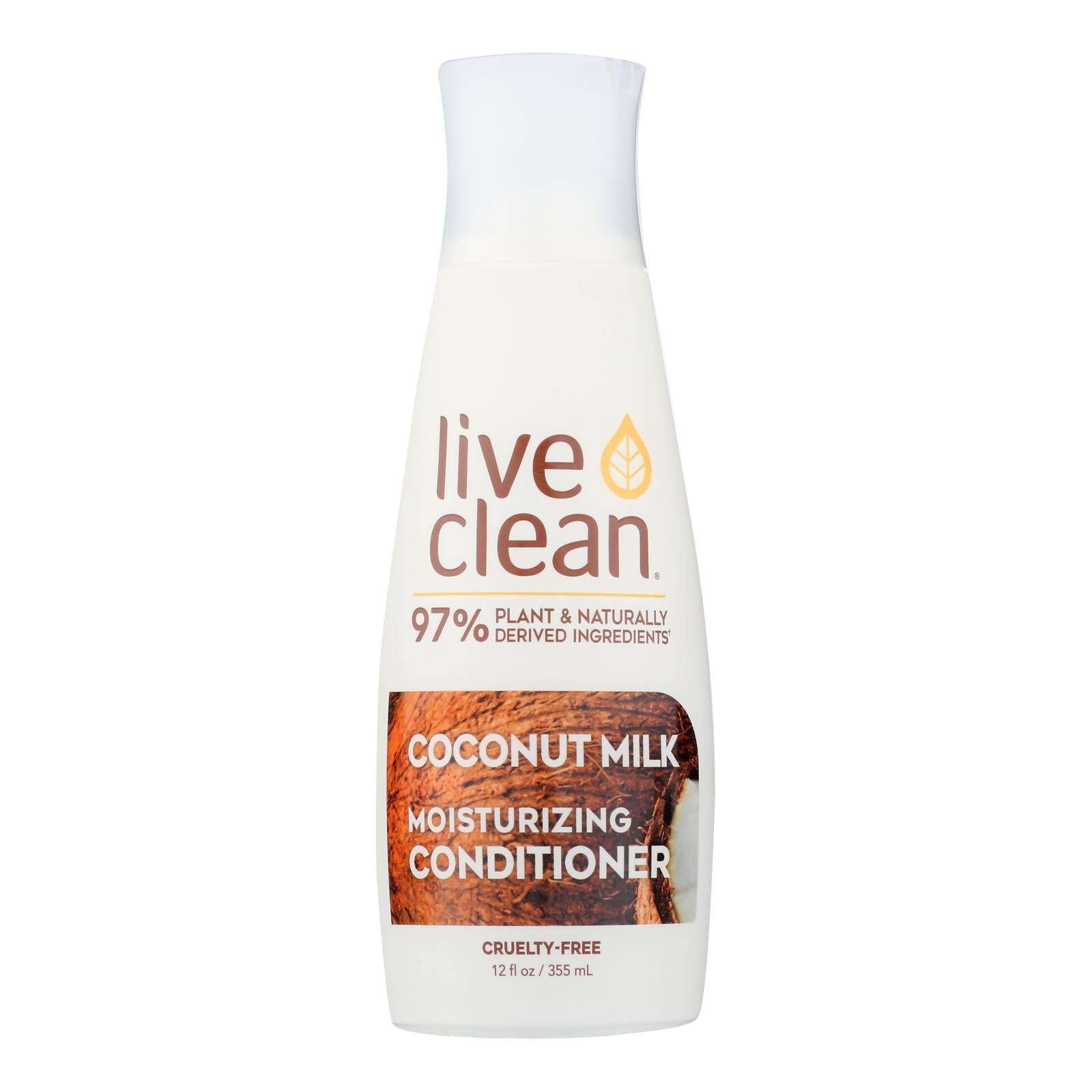 LIVE CLEAN CONDITIONER COOCNUT MILK -12 FL OZ.