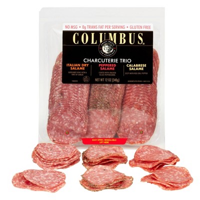 COLUMBUS 12OZ SALAME SAMPLER DELI MEATS 
