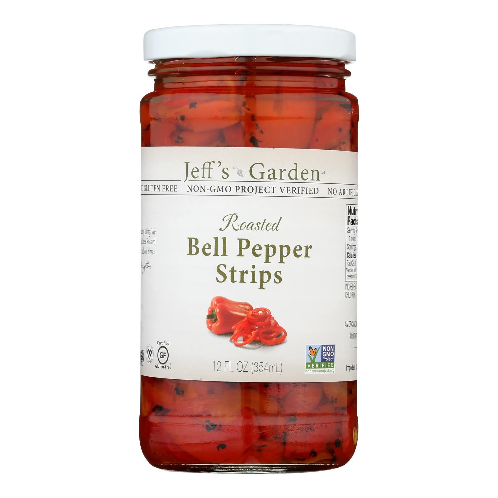 JEFF'S NATURAL 12FLOZ ROASTED BELL PEPPER STRIP BELL PEPPER STRIPS