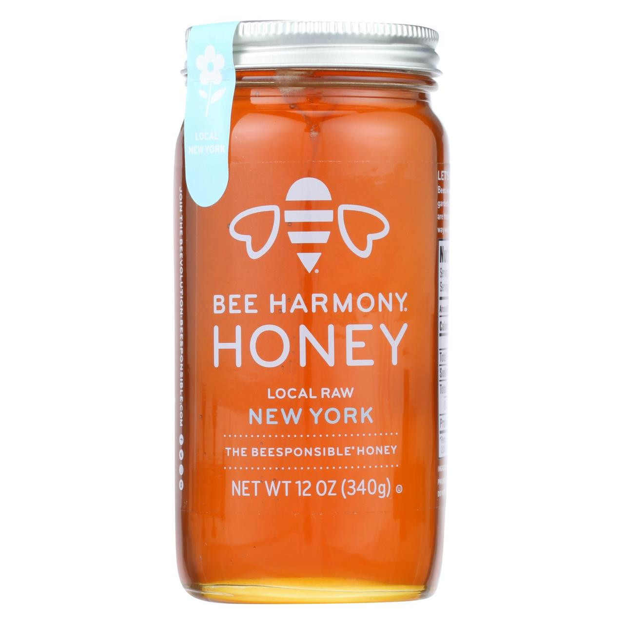 BEE HARMONY 12oz HONEY NEW YORK LOCAL
