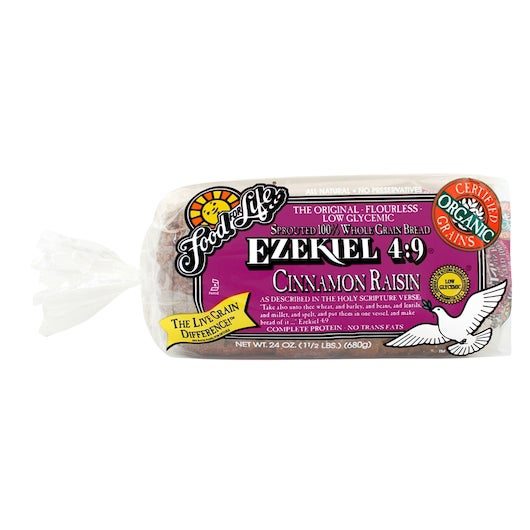 FOOD FOR LIFE 24oz EZEKIEL 4:9 CINNAMON RAISAIN
