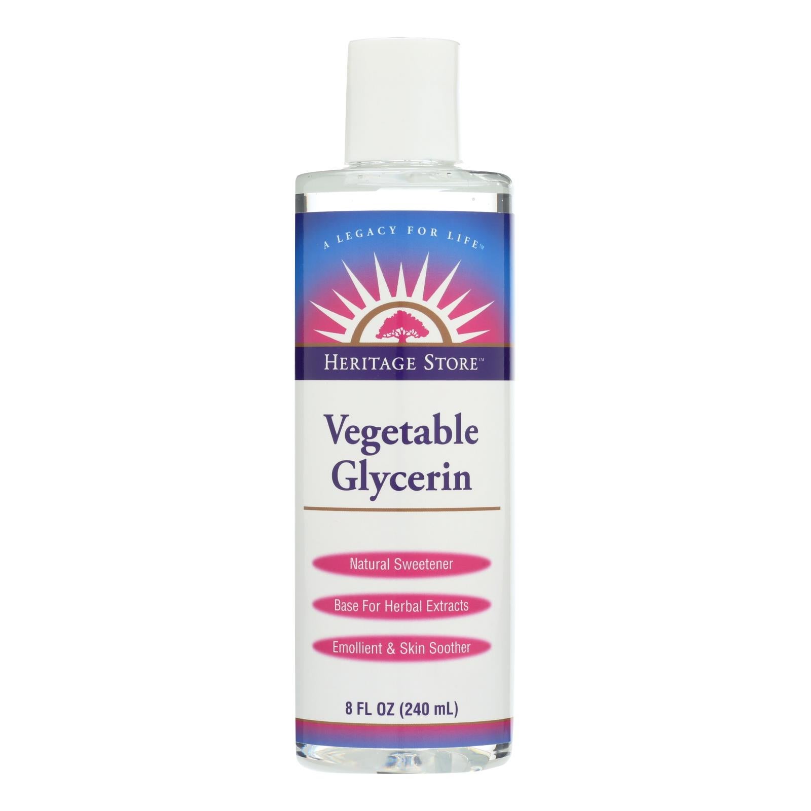 HERITAGE PRODUCTS VEGETABLE GLYCERIN 8 FL OZ