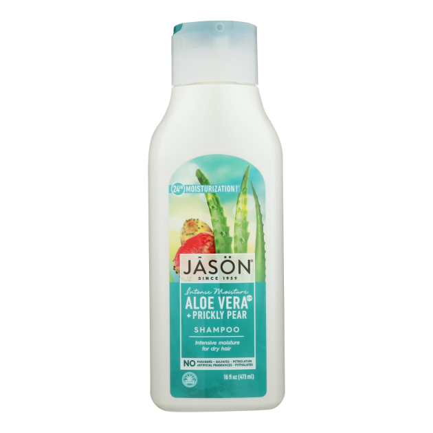 JASON 16oz PURE NATURAL SHAMPOO ALOE VERA FOR DRY HAIR 