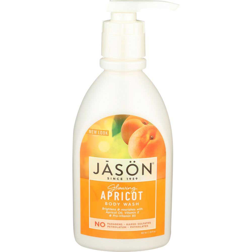JASON 30oz BODY WASH APRICOT & WHITE TEA