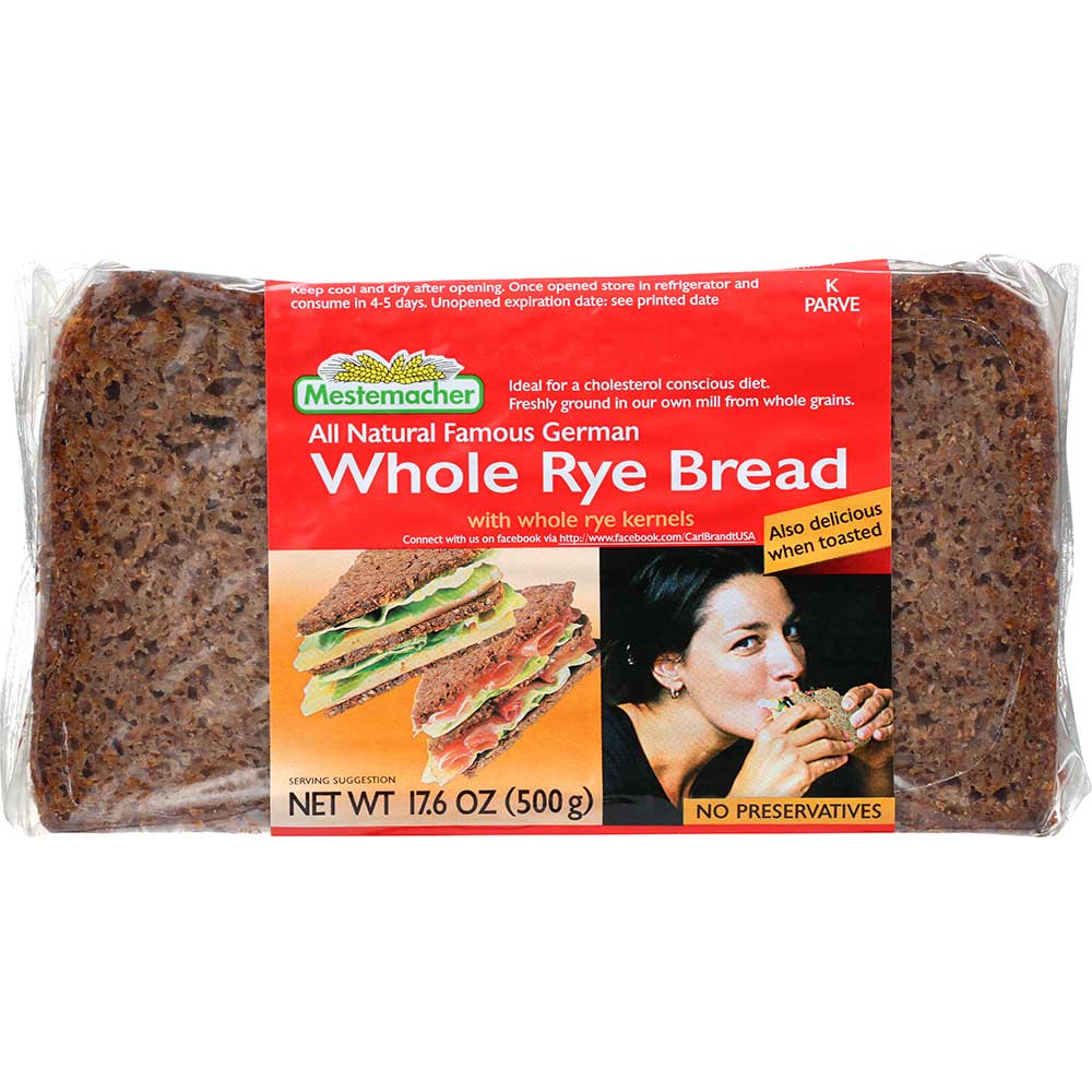 MESTEMACHER BREAD  17.6oz BREAD - RYE - WHOLE