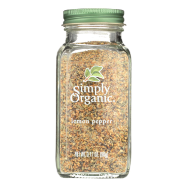 SIMPLY ORGANIC 3.17oz LEMON PEPPER