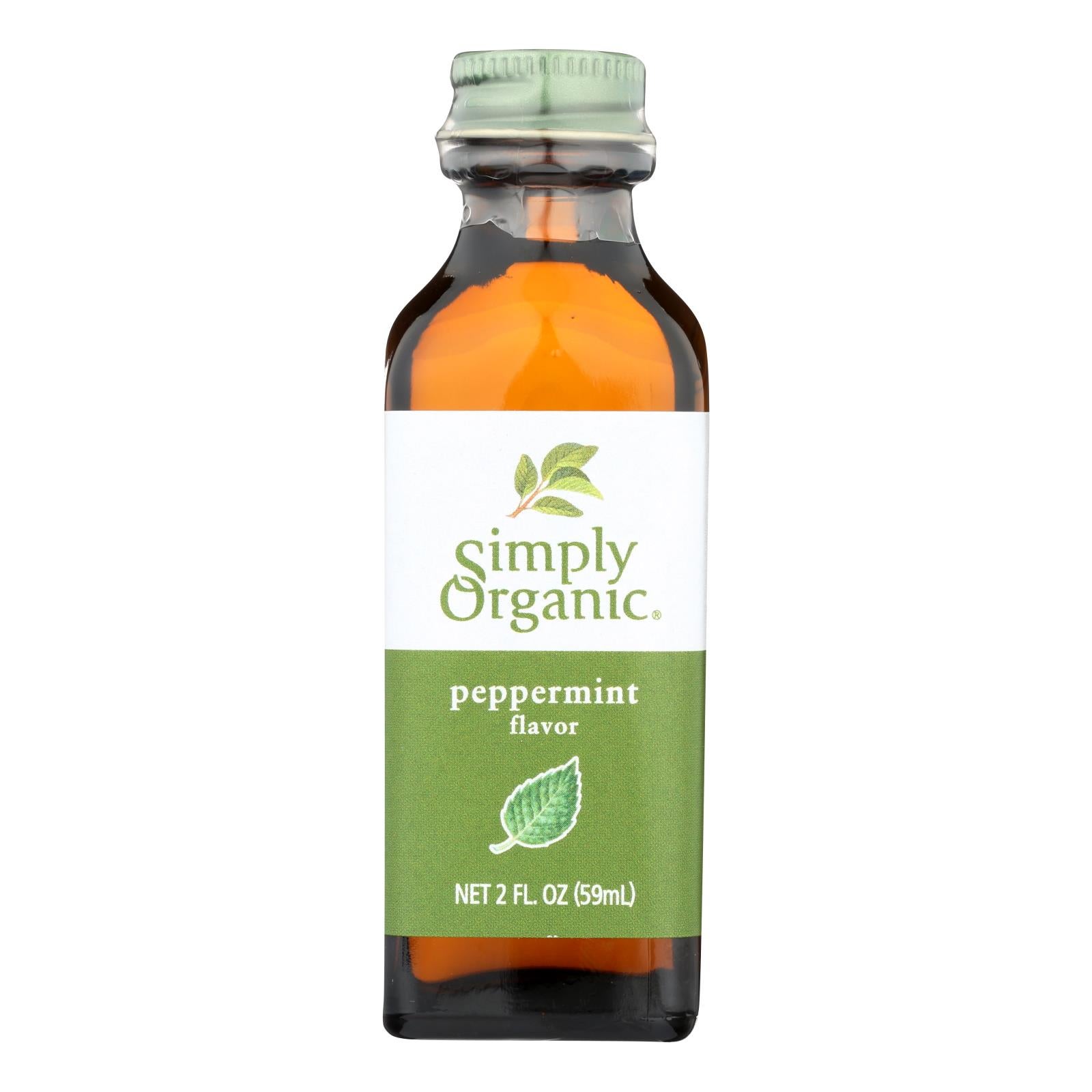 SIMPLY ORGANIC 2OZ  PEPPERMINT FLAVOR ORGANIC 