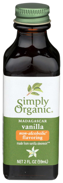 SIMPLY ORGANIC 4oz VANILLA FLAVORING ORGANIC 