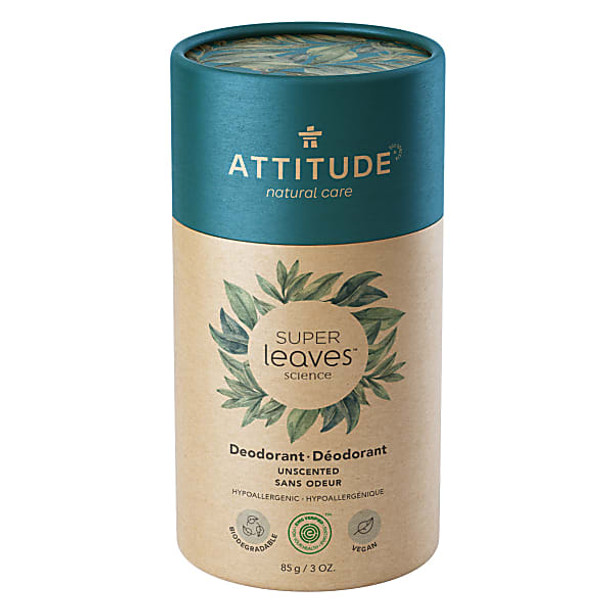 ATTITUDE 3oz DEODORANT UNSCENTED