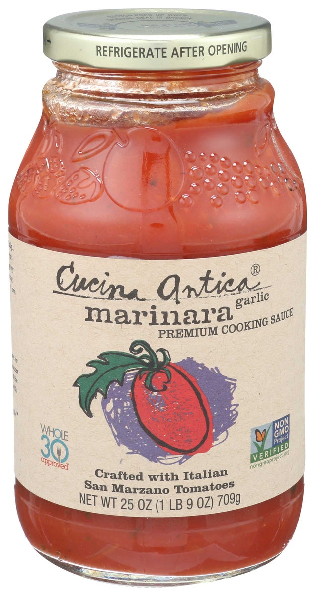 CUCINA ANTICA 25oz PASTA SAUCE, GARLIC MARINARA