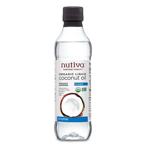 NUTIVA 8oz LIQUID COCONUT OIL