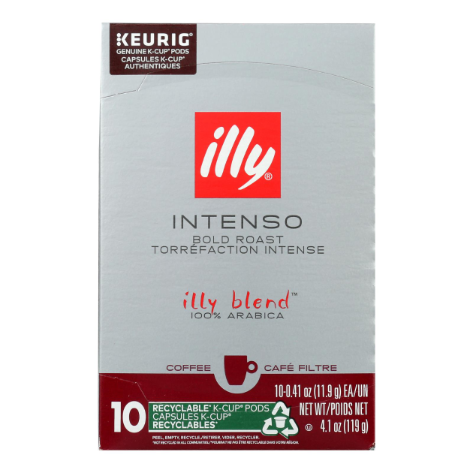 ILLY 4.1oz KCUP INTENSO ROAST 10CT
