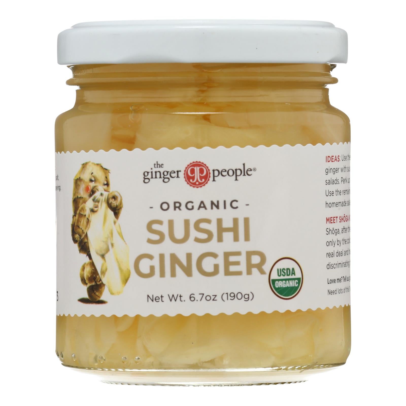 THE GINGER PEOPLE ORGANIC PICKLED CASE OF 12 6.7 OZ.