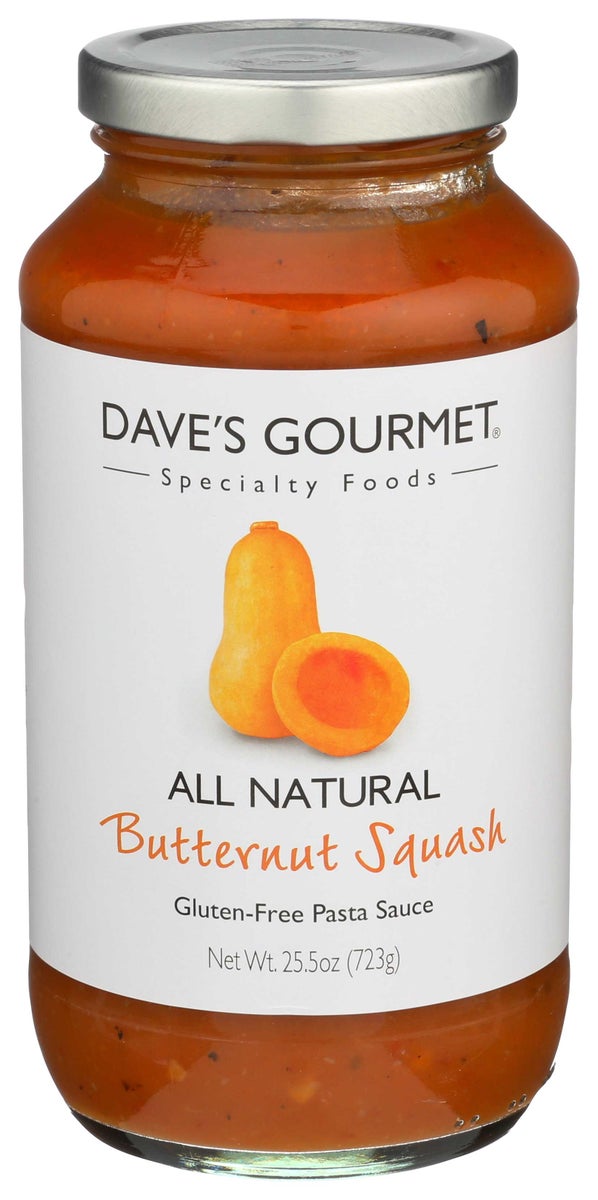 DAVE'S GOURMET 25.5oz BUTTERNUT SQUASH PASTA SAUCE