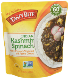 TASTY BITE 10oz INDIAN KASHMIR SPINACH 