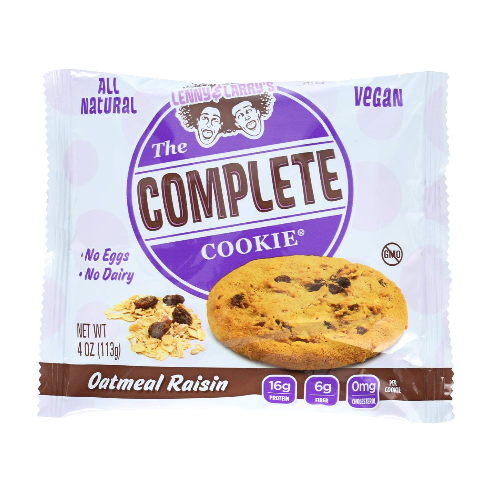 LENNY AND LARRY'S 4oz THE COMPLETE COOKIE - OATMEAL RAISIN