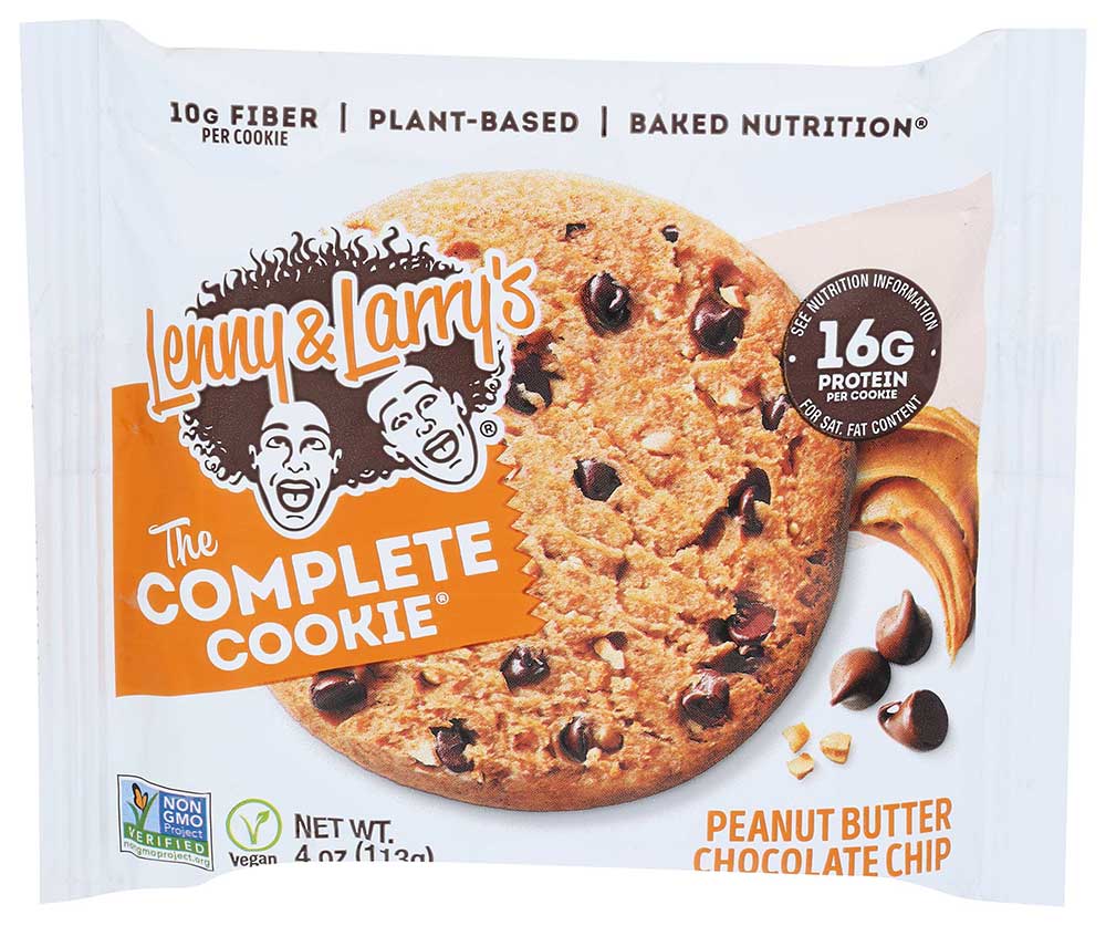 LENNY&LARRY'S 4oz  COMPLETE COOKIE PEANUT BUTTER CHOCOLATE CHIP 