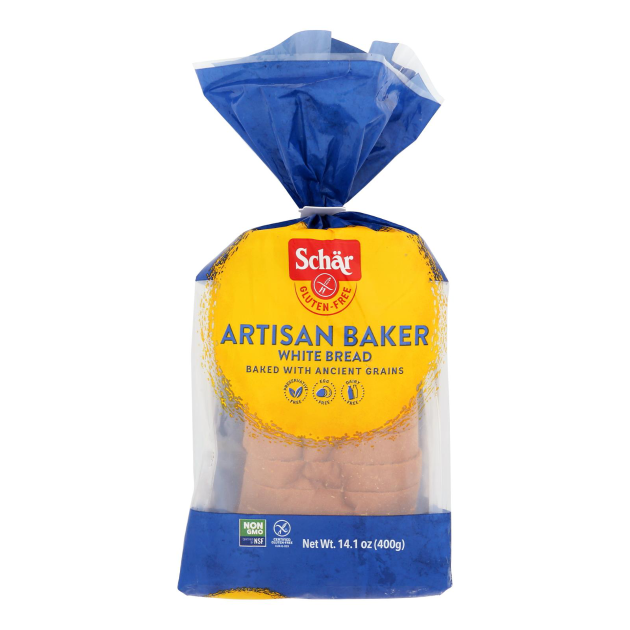 DR SCHAR 14.1oz BREAD ARTISAN BAKER WHITE