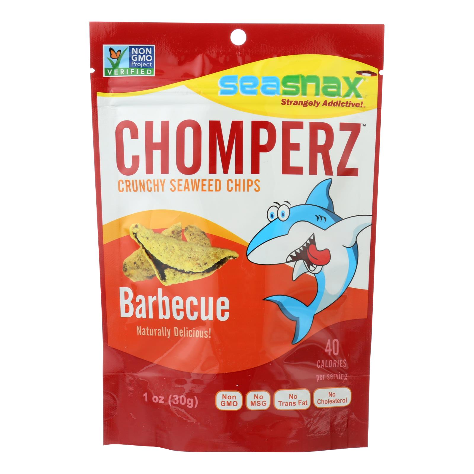 SEASNAX - 1oz SEAWEED CHOMPERZ, BARBECUE