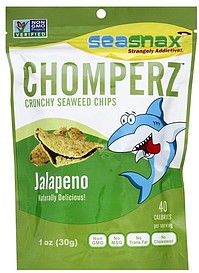 SEASNAX - 1oz SEAWEED CHOMPERZ, JALAPENO