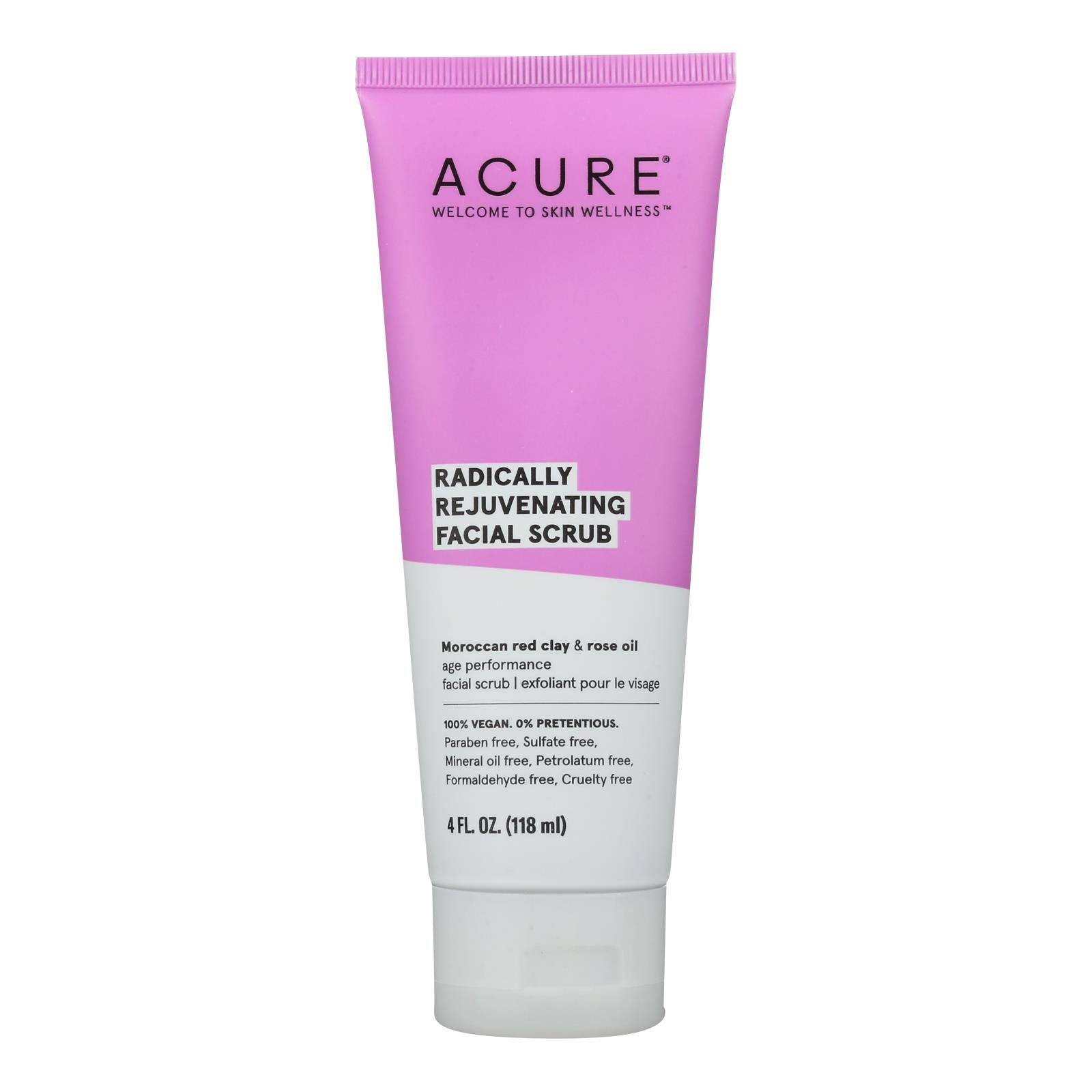 ACURE 4oz SCRUB FACIAL PORE MINIMIZE