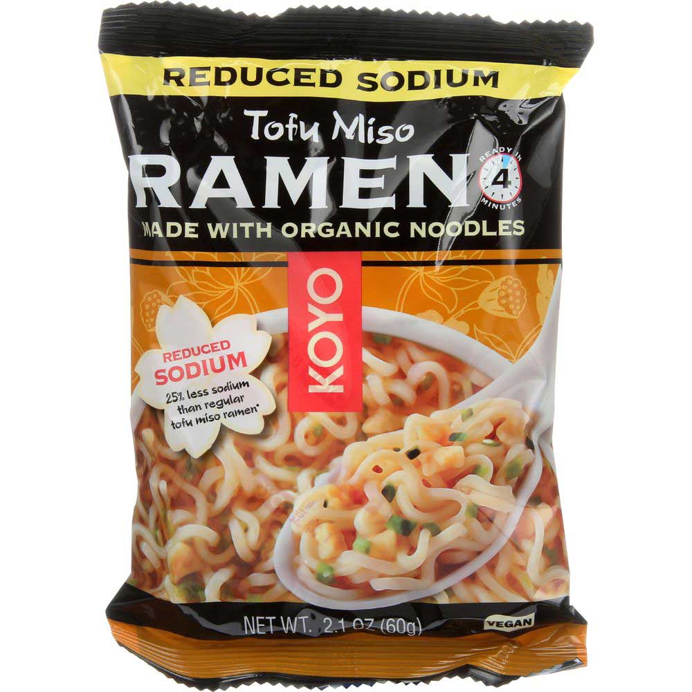 KOYO 2.1oz TOFU MISO REDUCED SODIUM RAMEN