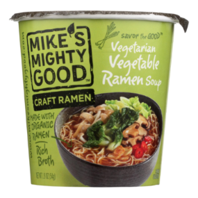 MIKE'S MIGHTY GOOD 1.9oz VEGETARIAN VEGETABLE RAMEN SOUP