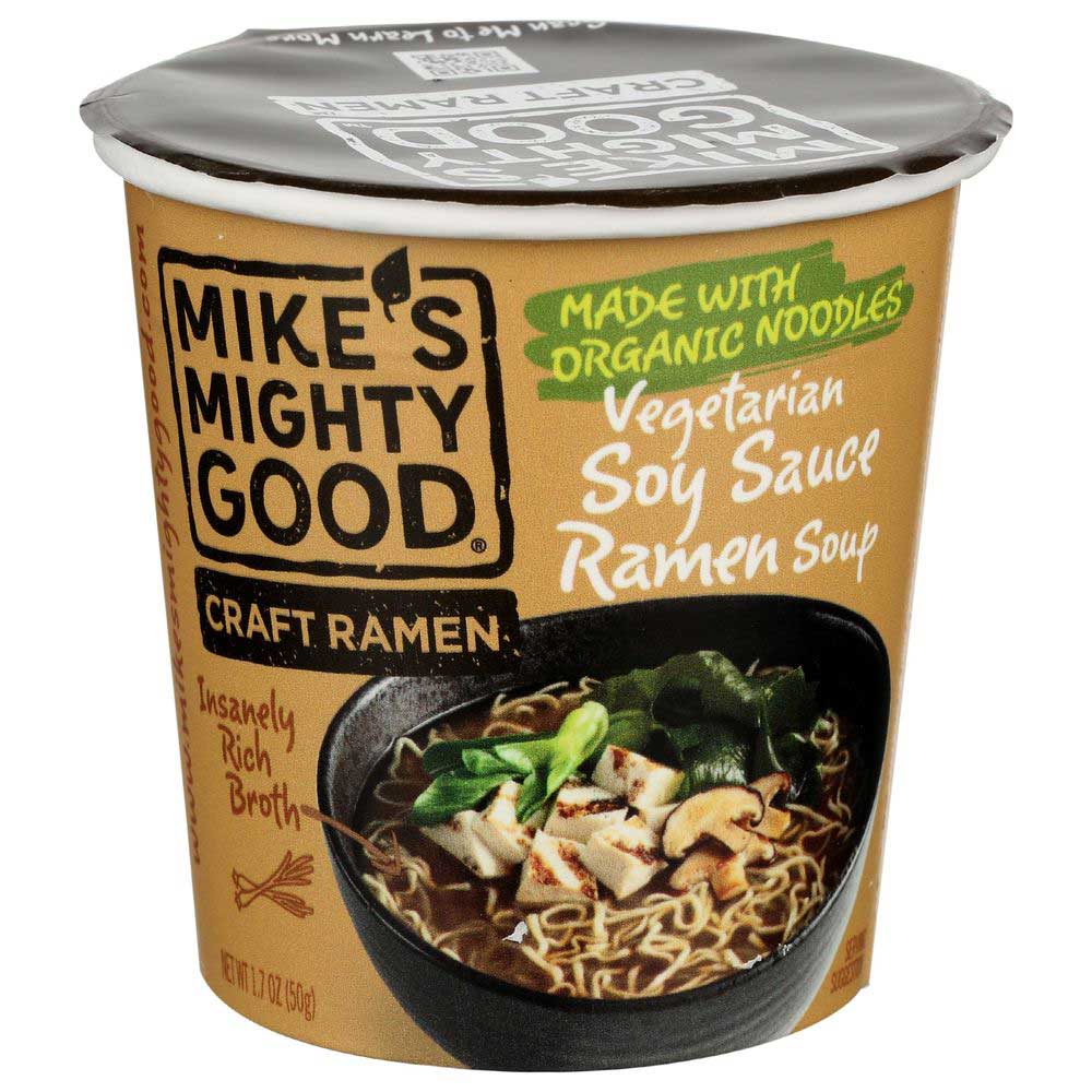 MIKES MIGHTY GOOD 1.7oz SOUP CUP SOY SAUCE ORG
