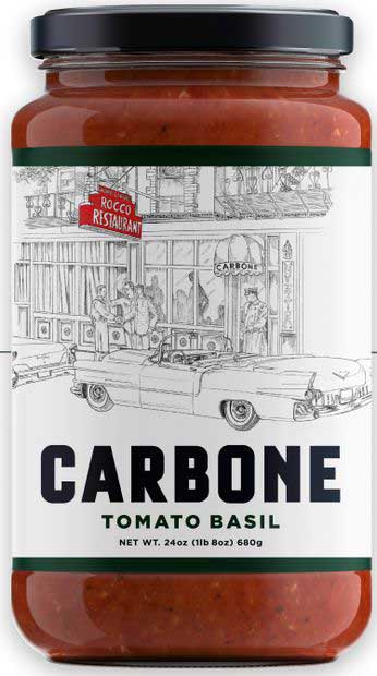 CARBONE 24oz PASTA SAUCE, TOMATO BASIL