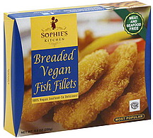 SOPHIES KITCHEN 8.8oz VEGAN FISH FILLET BREADED