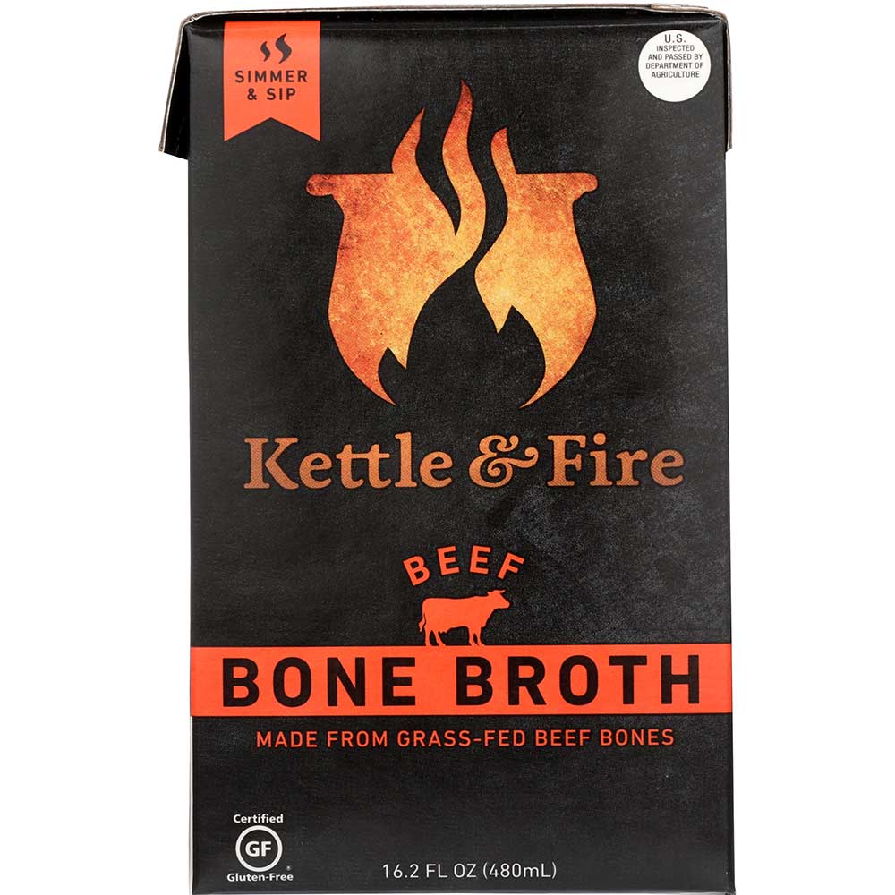 KETTLE & FIRE 16.9oz CLASSIC BEEF BONE BROTH 