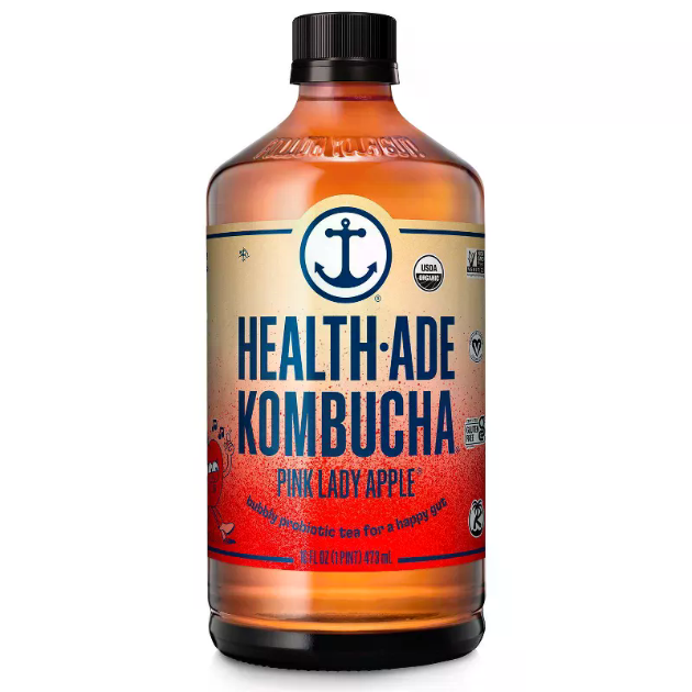 HEALTH ADE 16oz ORGANIC PINK LADY APPLE KOMBUCHA
