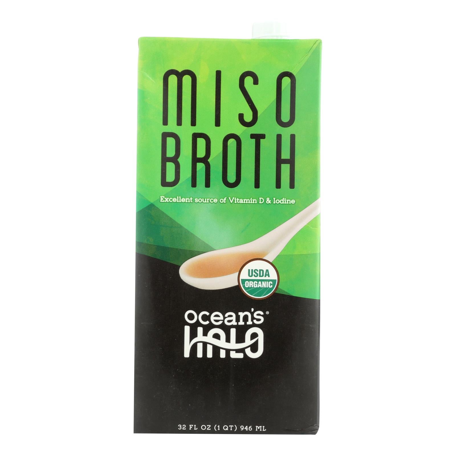 OCEAN'S HALO 32floz  BROTH MISO 