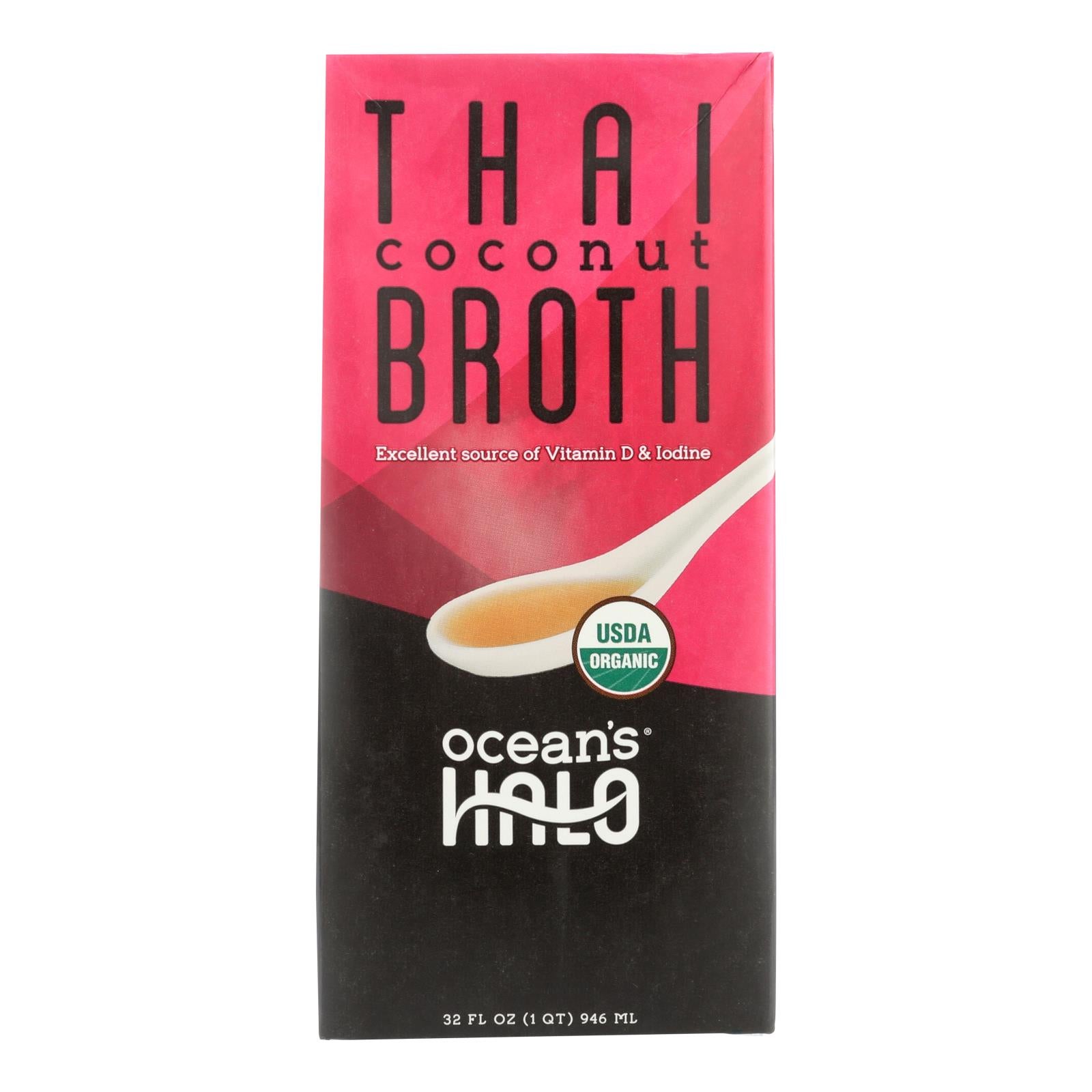 OCEAN'S HALO 32floz BROTH THAI COCONUT
