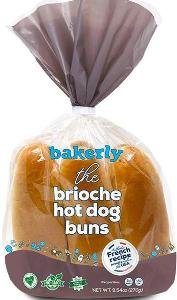BAKERLY 9.5oz BUN BRIOCHE HOT DOG (6PK)