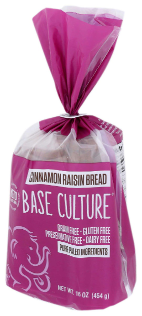 BASE CULTURE 16oz CINNAMON RAISIN BREAD