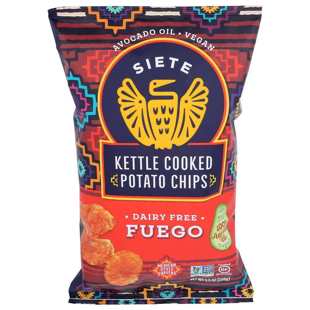SIETE 5.5oz POTATO CHIPS FUEGO