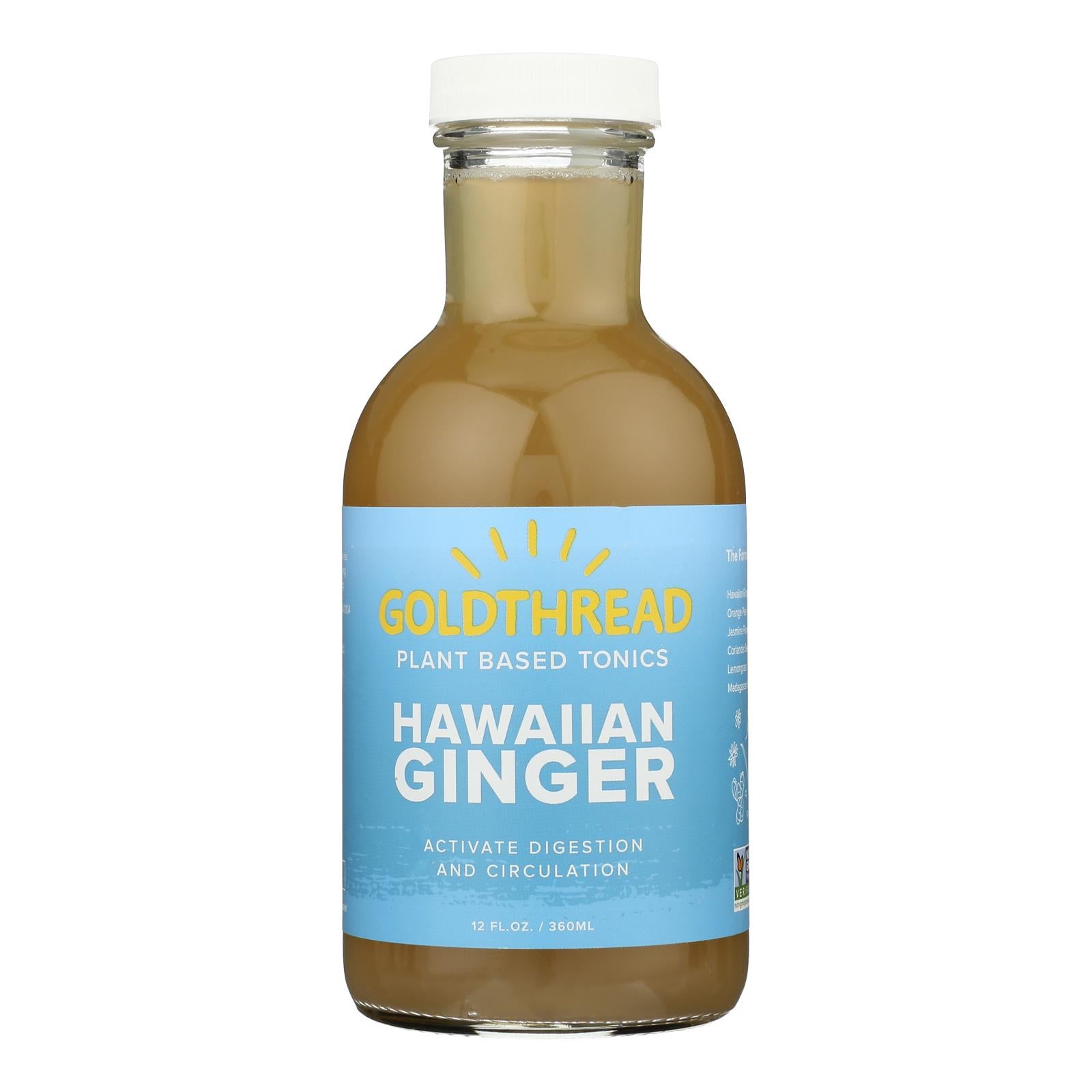 GOLDTHREAD 10.50oz HAWAIIAN GINGER HERBAL TONIC