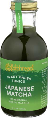 GOLDTHREAD 12oz JAPANESE MATCHA PLANT-BASED TONIC