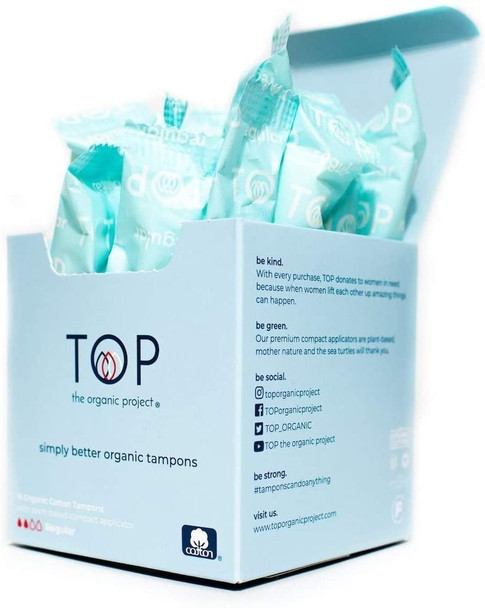 TOP THE ORGANIC 16EA TAMPON COMPAct REGULAR
