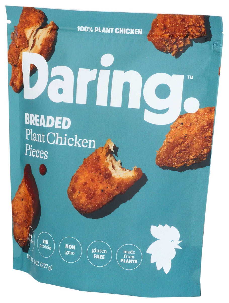 DARING BREADED PLANT CHICKEN PIECES, 8oz 