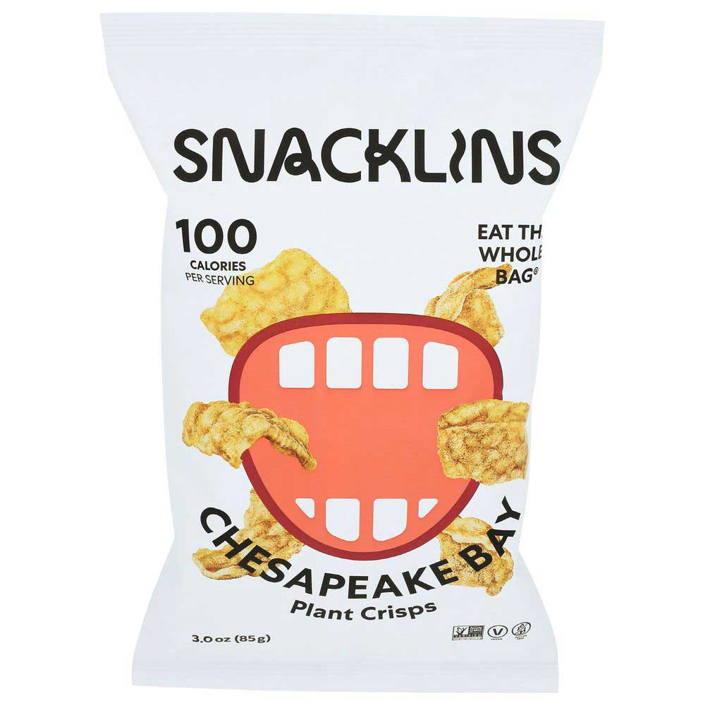 SNACKLINS 3oz PLANT CRISP CHESAPEAKE BAY