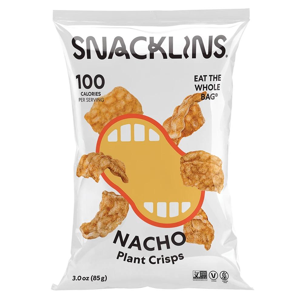 SNACKLINS 3oz PLANT CRIPS NACHO