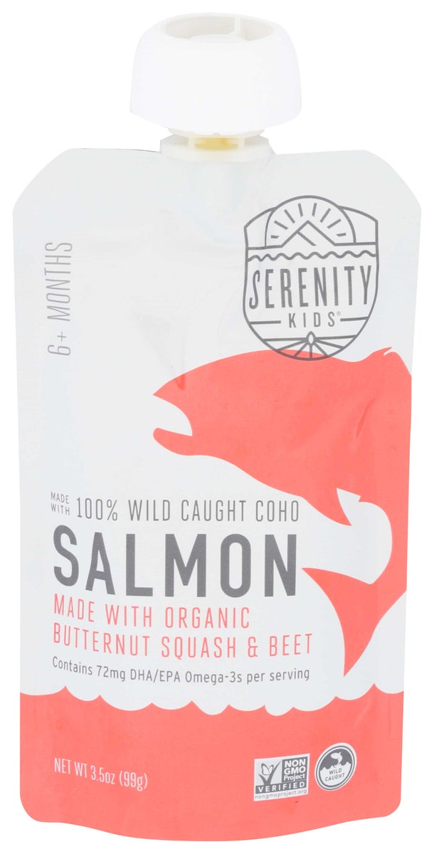 SERENITY KIDS 3.5oz POUCH SALMON BUTTERNUT SQUASH & BEET