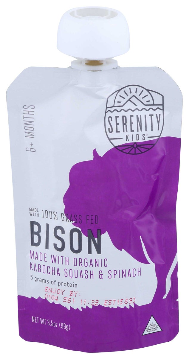 SERENITY KIDS 3.5oz POUCH BISON KABOCHA