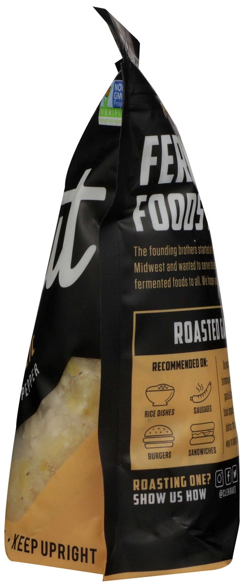 CLEVELAND 16oz KRAUT ROASTED GARLIC RAW SAUERKRAUT