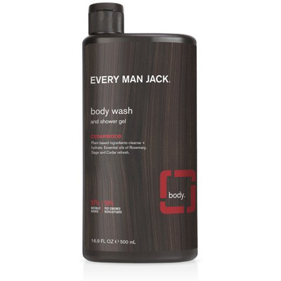 EVERY MAN JACK 16.9oz BODY WASH CEDARWOOD 